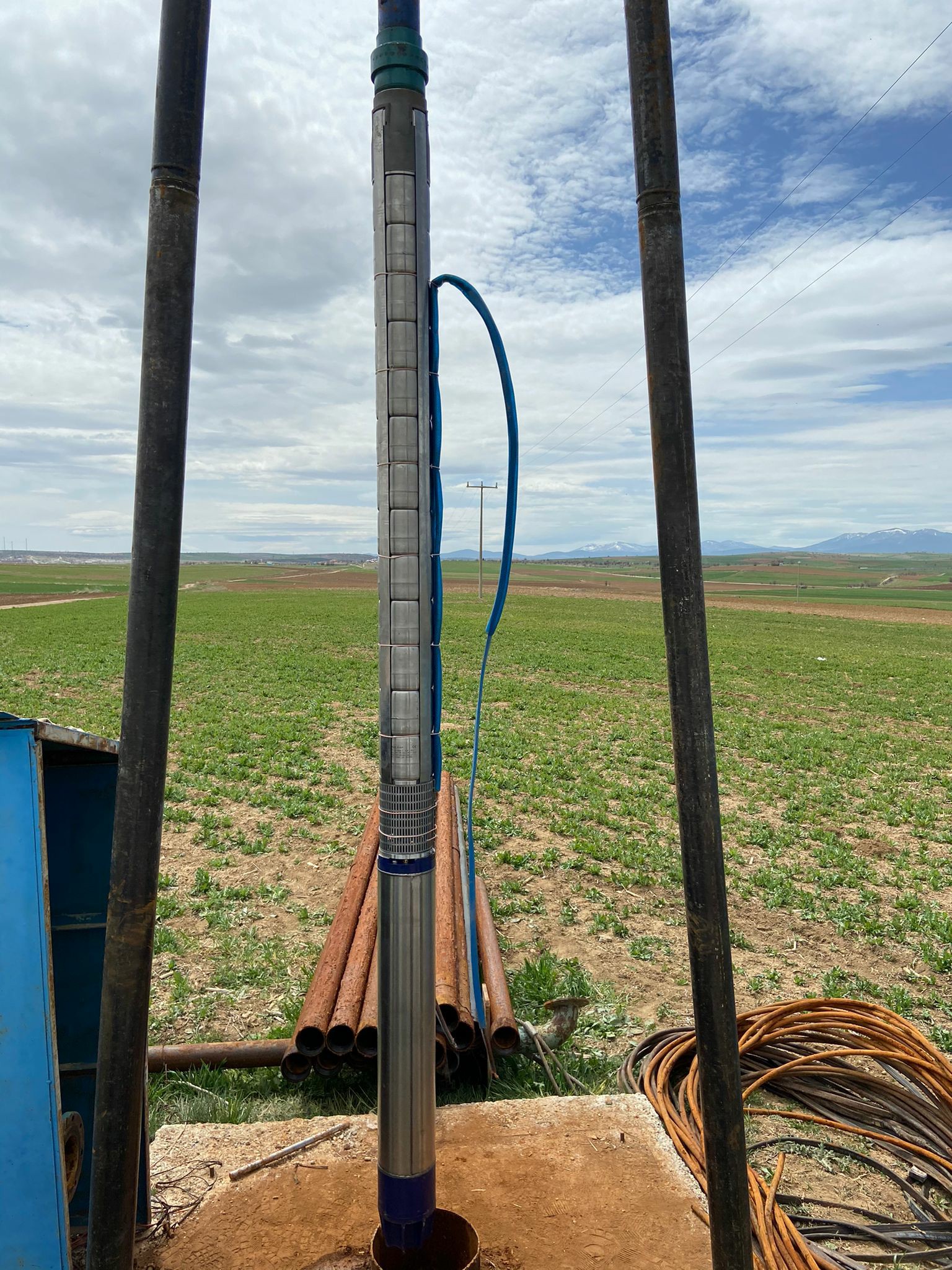 Dalgıç borusu ekleme ve dalgıç pompa kurulumu